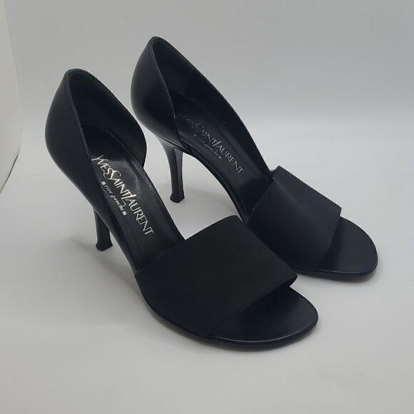 Yves Saint Laurent | Classic Leather Heeled Mules - Picture 1 of 9